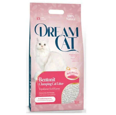 Dream Cat Bebek Pudralı Kedi Kumu 10 lt