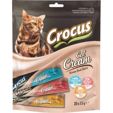 Crocus Karışık Krema Kedi Ödülü 30*15 gr