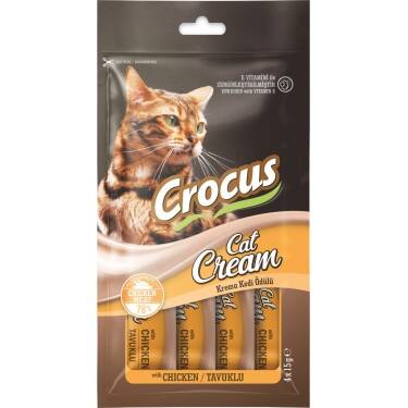 Crocus Tavuklu Kedi Ödülü 4*15 gr