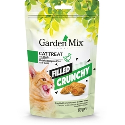 Gardenmix - Gardenmix Ördekli İçi Dolgulu Çıtır Kedi Ödül 60gr