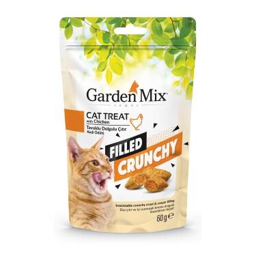 Gardenmix Tavuklu Dolgulu Çıtır Kedi Ödül 60 gr