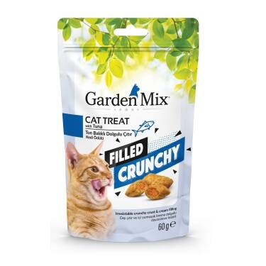 Gardenmix Ton Balıklı Dolgulu Çıtır Kedi Ödül 60 gr