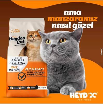 Heydoo Gurme Kedi Maması 12 kg