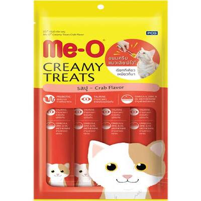 Me-O (9) Domates ve Ton Balıklı Krem Kedi Ödülü 4*15g