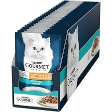 Nestle - Nestle Gourmet Somonlu Pouch Kedi Yaş Mama 26*85 gr