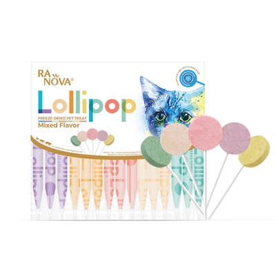 Ranova Karışık Lezzetli Kedi Lolipop 1,4g 15li