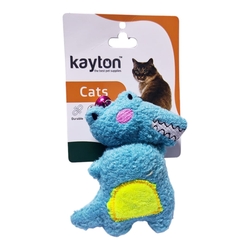 Kayton - Kayton Peluş Timsah Kedi Oyuncak 10 cm