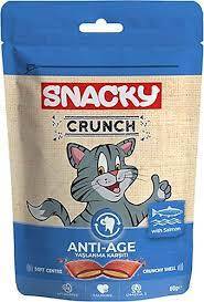 Snacky Yaşlanma Karşıtı Somonlu Kedi Ödül 60g*10 lu